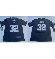 Men Las Vegas Raiders  32 Marcus Allen Black Vapor Untouchable Limited Stitched Football Jersey