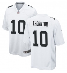 Men Los Vegas Raiders Dont'e Thornton Jr #10 White Stitched F U S E NFL Jersey