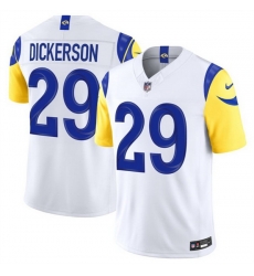 Men Los Angeles Rams 29 Eric Dickerson White 2026 F U S E Vapor Limited Stitched Football Jersey Men Los Angeles Rams 29 Eric Dickerson White 2026 F U S E Vapor Limited Stitched Football Jersey