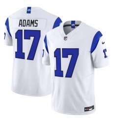 Men's Los Angeles Rams #17 Davante Adams White 2026 F.U.S.E. Vapor Limited Football Stitched Jersey
