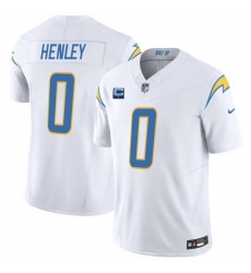 Men Los Angeles Chargers 0 Daiyan Henley White 2025 F U S E With 1 Star C Patch Vapor Limited Stitched Football Jersey Men Los Angeles Chargers 0 Daiyan Henley White 2025 F U S E With 1 Star C Patch Vapor Limited Stitched Football Jersey