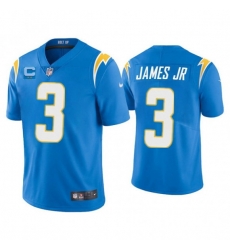 Men Los Angeles Chargers 2022 #3 Derwin James Jr. Blue With 2-star C Patch Vapor Untouchable Limited Stitched Jersey