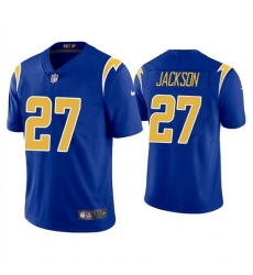 Men Los Angeles Chargers 27 J C  Jackson Royal Vapor Untouchable Limited Stitched Jersey