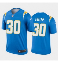 Men Nike Los Angels Chargers 30 Austin Ekeler powder blue Vapor Limited Jersey