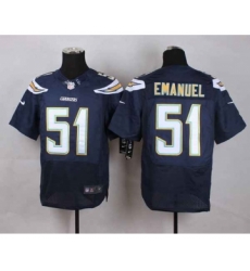 nike nfl jerseys san diego chargers 51 emanuel blue[Elite][emanuel]