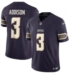 Men Minnesota Vikings 3 Jordan Addison Deep Purple 2026 F U S E Rivalries Collection Limited Stitched Football Jersey Men Minnesota Vikings 3 Jordan Addison Deep Purple 2026 F U S E Rivalries Collection Limited Stitched Football Jersey