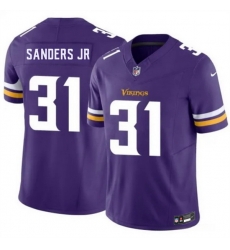 Men Minnesota Vikings  31 Marcus Sanders Jr Purple 2026 Draft F U S E  Vapor Untouchable Limited Stitched Jersey