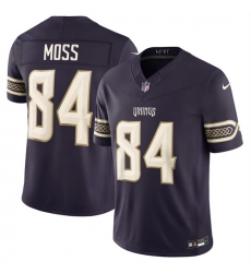 Men Minnesota Vikings  84 Randy Moss Deep Purple 2026 F U S E  Rivalries Collection Limited Stitched Football Jersey