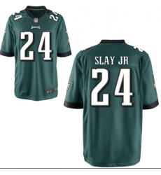 Men Nike Eagles 24 Darius Slay Jr Green Vapor Limited NFL Stitched Jersey