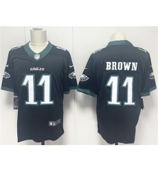 Men Philadelphia Eagles 11 A J Brown Black 2024 New Vapor Untouchable Limited Stitched Football Jersey Men Philadelphia Eagles 11 A J Brown Black 2024 New Vapor Untouchable Limited Stitched Football Jersey