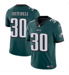 Men Philadelphia Eagles 30 Quinyon Mitchell Green 2024 Draft Vapor Untouchable Limited Stitched Football Jersey