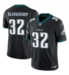 Men Philadelphia Eagles 32 Reed Blankenship Black 2025 F U S E  Vapor Untouchable Limited Throwback Stitched Football Jersey