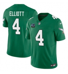 Men Philadelphia Eagles 4 Jake Elliott Kelly Green 2025 F U S E With 4 Star C Patch Vapor Untouchable Limited Throwback Stitched Football Jersey Men Philadelphia Eagles 4 Jake Elliott Kelly Green 2025 F U S E With 4 Star C Patch Vapor Untouchable Limited Throwback Stitched Football Jersey