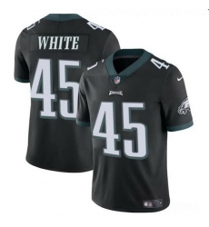 Men Philadelphia Eagles 45 Devin White Black Vapor Untouchable Limited Stitched Football Jersey