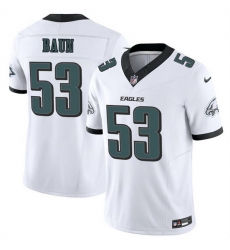 Men Philadelphia Eagles 53 Zack Baun White 2025 F U S E  Vapor Untouchable Limited Stitched Football Jersey 1