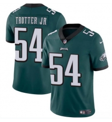 Men Philadelphia Eagles 54 Jeremiah Trotter Jr Green 2024 Draft Vapor Untouchable Limited Stitched Football Jersey