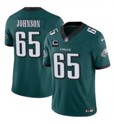 Men Philadelphia Eagles 65 Lane Johnson Green 2025 F U S E With 4 Star C Patch Vapor Untouchable Limited Stitched Football Jersey Men Philadelphia Eagles 65 Lane Johnson Green 2025 F U S E With 4 Star C Patch Vapor Untouchable Limited Stitched Football Jersey