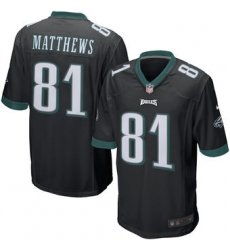 Mens Philadelphia Eagles Jordan Matthews Nike Black Team Game Jersey