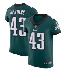 Nike Eagles #43 Darren Sproles Midnight Green Team Color Mens Stitched NFL Vapor Untouchable Elite Jersey