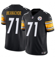Men Pittsburgh Steelers 71 Max Iheanachor Black 2026 Draft F U S E Vapor Limited Stitched Football Jersey Men Pittsburgh Steelers 71 Max Iheanachor Black 2026 Draft F U S E Vapor Limited Stitched Football Jersey