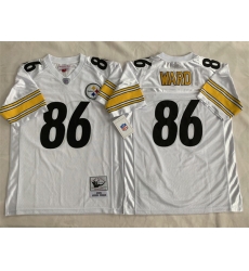 Men Pittsburgh Steelers 86 Hines Ward White Stitched Football Jersey Men Pittsburgh Steelers 86 Hines Ward White Stitched Football Jersey