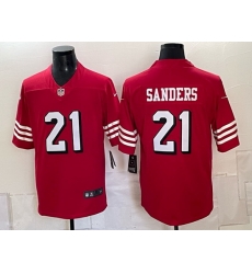 Men San Francisco 49ers 21 Deion Sanders Red Vapor Untouchable Limited Stitched Jersey Men San Francisco 49ers 21 Deion Sanders Red Vapor Untouchable Limited Stitched Jersey