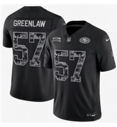 Men San Francisco 49ers 57 Dre Greenlaw Black 2026 Salute to Service Limited Stitched Football Jersey
