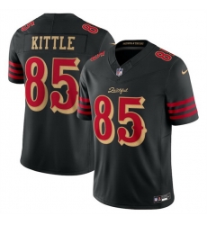 Women San Francisco 49ers 85 George kittle Black 2025 F U S E Rivalries Vapor Limited Stitched Football Jersey Women San Francisco 49ers 85 George kittle Black 2025 F U S E Rivalries Vapor Limited Stitched Football Jersey