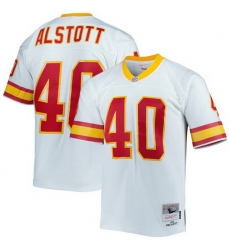 Men Tampa Bay Buccaneers 40 Mike Alstott White Legacy Limited Stitched Football Jersey