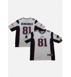 Men NEW New England Patriots 81 Aaron Hernandez White Vapor Limited Jerseys