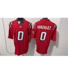 Men New England Patriots 0 Christian Gonzalez Red F U S E Vapor Limited Stitched Football Jersey Men New England Patriots 0 Christian Gonzalez Red F U S E Vapor Limited Stitched Football Jersey