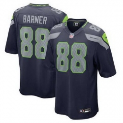 Men Seattle Seahawks  88 AJ BARNER Navy 2026 F U S E  Vapor Untouchable Limited Stitched Football Jersey