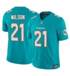 Men Miami Dolphins 21 Marco Wilson Aqua 2026 F U S E Vapor Limited Stitched Football Jersey Men Miami Dolphins 21 Marco Wilson Aqua 2026 F U S E Vapor Limited Stitched Football Jersey
