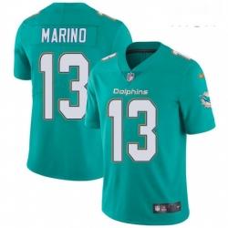 Mens Nike Miami Dolphins 13 Dan Marino Aqua Green Team Color Vapor Untouchable Limited Player NFL Jersey