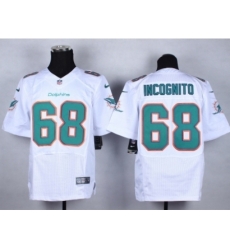 Nike Miami Dolphins 68 Richie Incognito white Elite NFL Jersey