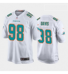 men raekwon davis miami dolphins white game jersey 