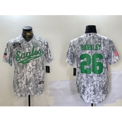 Men New Orleans Saints Team Big Logo 2024 Arctic Camo Salute To Service Stitched Baseball Jersey 7