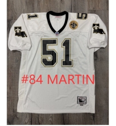 Men Saints #84 Martin White Throwback Jersey Men Saints #84 Martin White Throwback Jersey