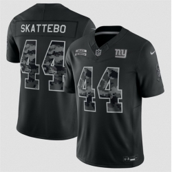 Men New York Giants  44 Cam Skattebo Black F U S E  2026 Salute to Service Limited Stitched Football Jersey