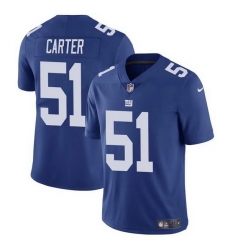 Men New York Giants 51 Abdul Carter Blue 2025 Vapor Untouchable Limited Stitched Jersey