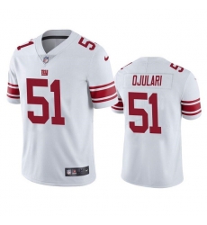 Men New York Giants 51 Azeez Ojulari White Vapor Untouchable Limited Stitched Jersey