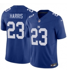Men New York Giants Najee Harris Blue 2026 F U S E Vapor Untouchable Limited Stitched Jersey
