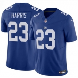 Men New York Giants Najee Harris Blue 2026 F U S E Vapor Untouchable Limited Stitched Jersey