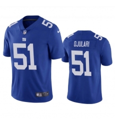 Youth New York Giants 51 Azeez Ojulari Blue Vapor Untouchable Limited Stitched Jersey