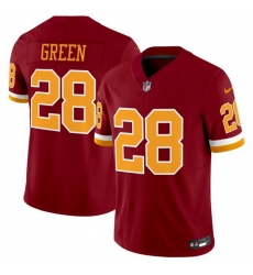 Men Washington Commanders 28 Darrell Green Burgundy 2025 F U S E  Throwback Limited Stitched Football Jersey