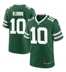 Mens New York Jets 10 Cade Klubnik Green 2026 Draft F U S E Vapor Untouchable Limited Stitched Jersey