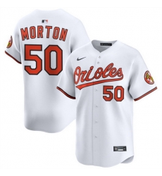 Men Baltimore Orioles 50 Charlie Morton White 2025 Home Limited Stitched Baseball Jersey Men Baltimore Orioles 50 Charlie Morton White 2025 Home Limited Stitched Baseball Jersey