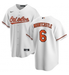 Men Baltimore Orioles 6 Ryan Mountcastle Coolbase White Jersey