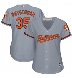 Women Baltimore Oriole #35 Adley Rutschman Gray Flex Base Stitched Baseball jersey