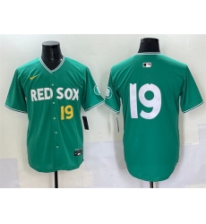 Men Boston Red Sox 19 Roman Anthony Green 2025 City Connect Limited Stitched Baseball Jersey